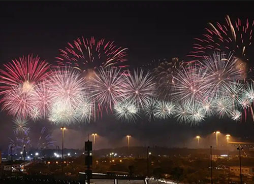 邻水县焰火晚会